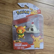 SEALED Pokemon PUMPKIN PIKACHU & SANDYGAST Halloween Battle Figure Pack Nintendo