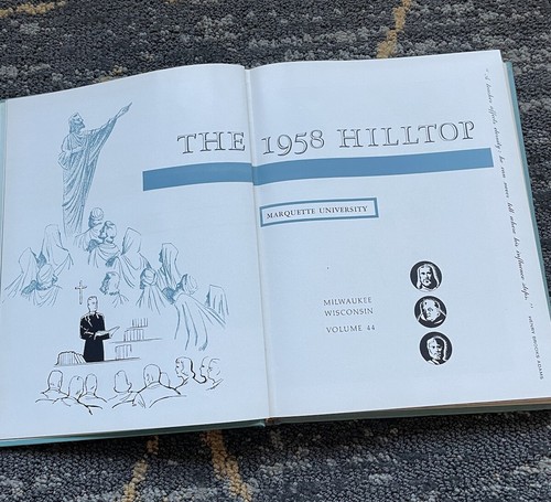The Hilltop Yearbook 1958 Marquette University - Milwaukee WI Wisconsin ‘58 - Picture 5 of 11