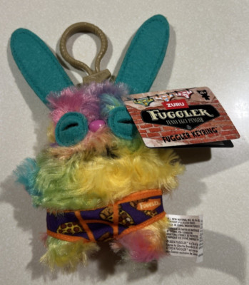 NEW 2025 Fuggler Funny Ugly Monster Keychain Plush Rabid Rabbit TIE DIE