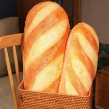 20 100cm Bread Plush Pillow Stuffed Images Food Party Prop Decor Sleeping Gift