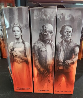 Hasbro Star Wars Black Series New Hope Lot of 3, 1-3 Leai, Ponda Baba, Doctor 