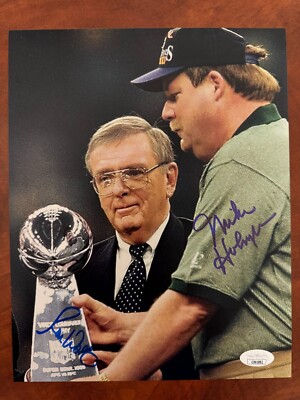 Mike Holmgren & Ron Wolf signed GREEN BAY PACKERS 8 X 10 photo JSA COA