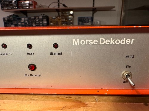 Morse Dekoder - Licht leuchtet! Ansonsten ungetestet! - 2kg+ 23.11y - Zdjęcie 3 z 11