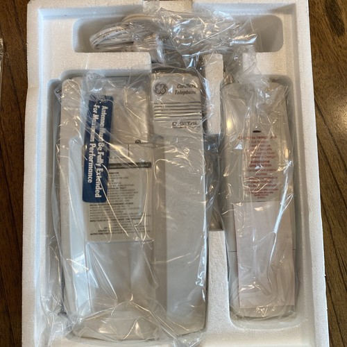 Vintage GE Cordless Telephone Dual Crystal Digital Security System 2-9510 - New - Zdjęcie 2 z 9