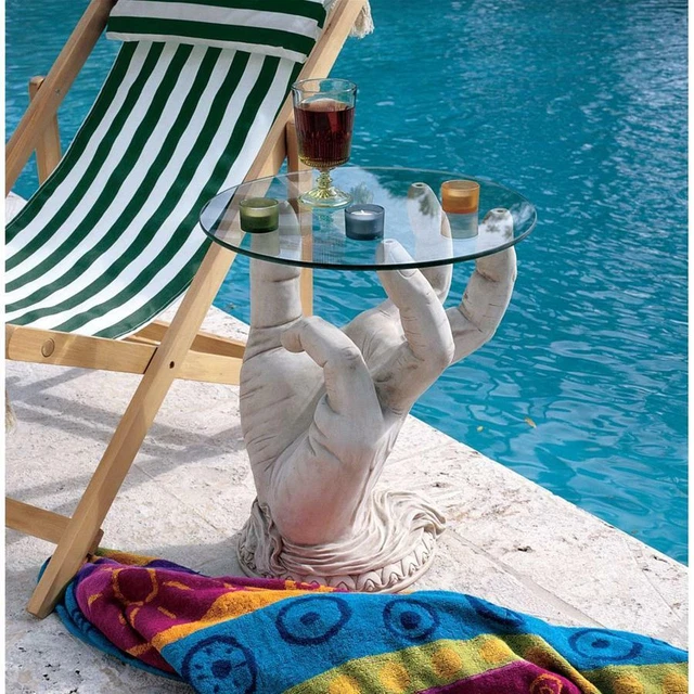 Glass Bedroom Gothic Tables