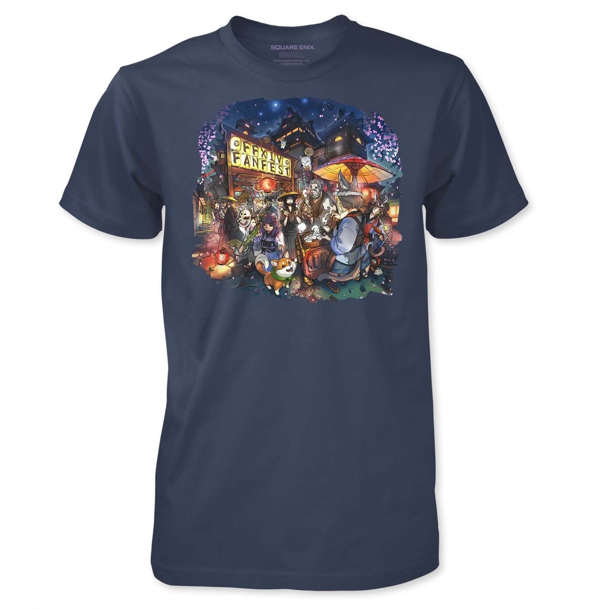 NEW Final Fantasy XIV Fan Fest 2018 TShirt - Festival XL Extra