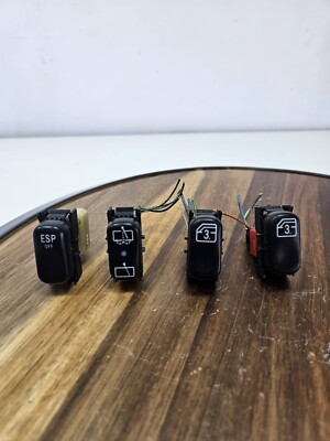 02-05 Mercedes W163 ML320 ML500 ML350 Dash Window Wiper And ESP Switch Set OE