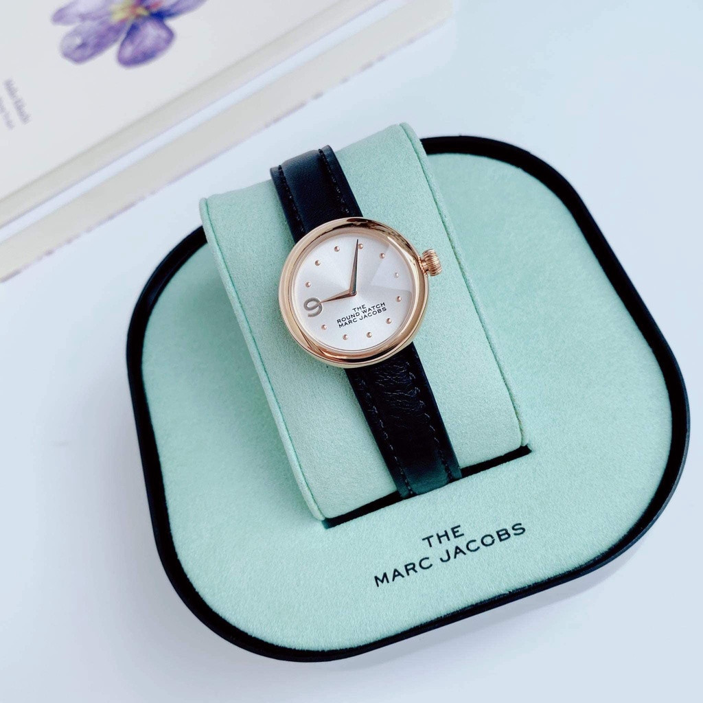 特価：Marc Jacobs The Round Quartz White Dial Ladies Watch Marc Jacobs Betty White Mother of Pearl Dial Ladies Watch