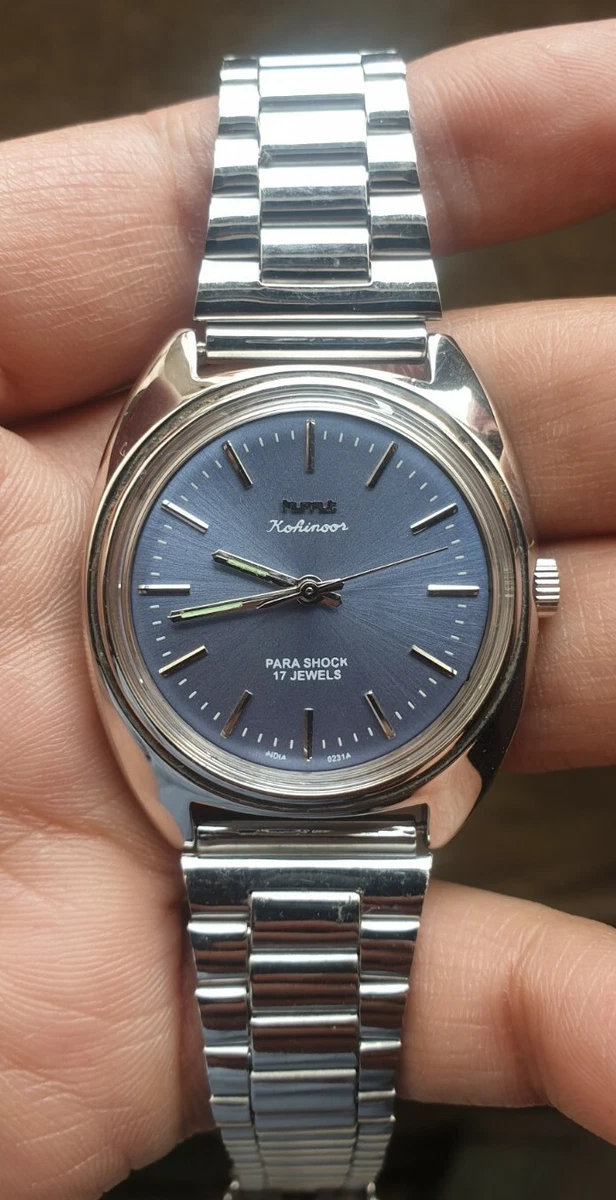 Hmt kohinoor parashock 17 jewels price sale