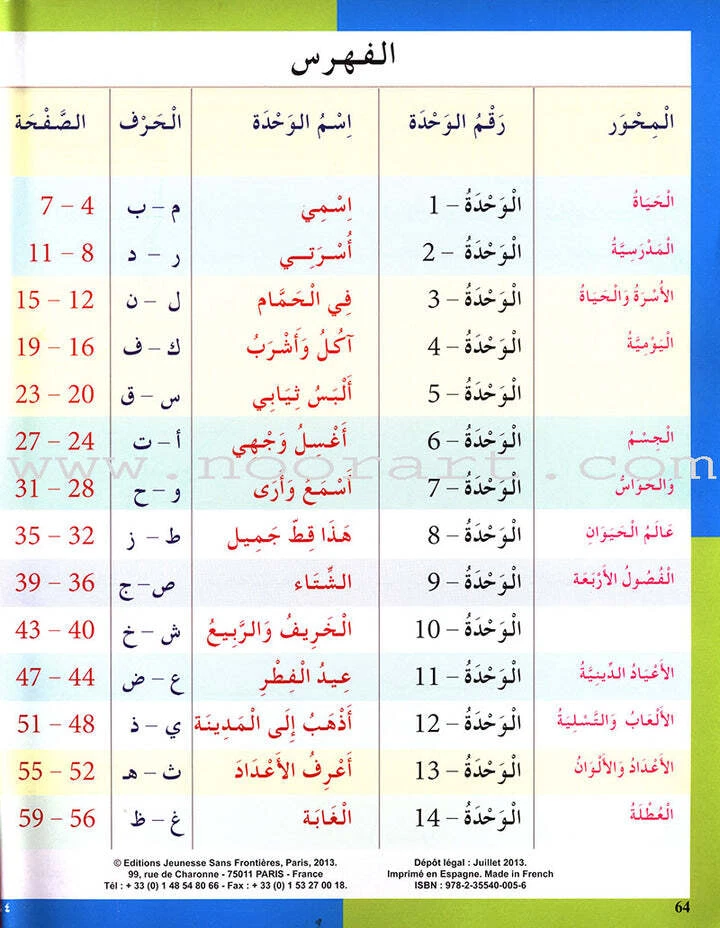 I Love The Arabic Language Textbook: Level 1 أحب اللغة العربية كتاب التلميذ - Image 2 of 4