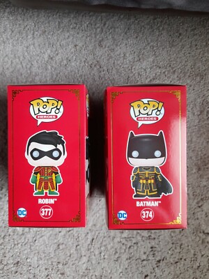 Funko POP! Imperial Palace Blue Batman #374 & Chase Robin