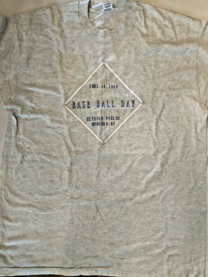 Base Ball Day, Hoboken NJ  vintage tee 1993 - new condition; RARE unworn XXL