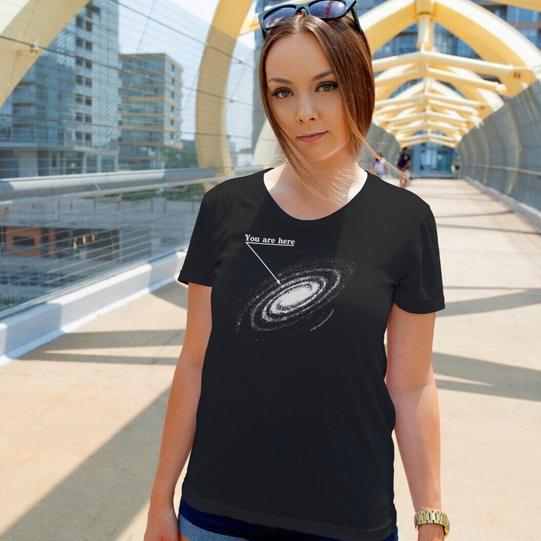 You are here, Milky Way galaxy T-Shirt