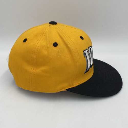 Iowa Hawkeyes Snapback Hat Cap Yellow Embroidered Top Of The World NCAA Adult - Picture 6 of 13