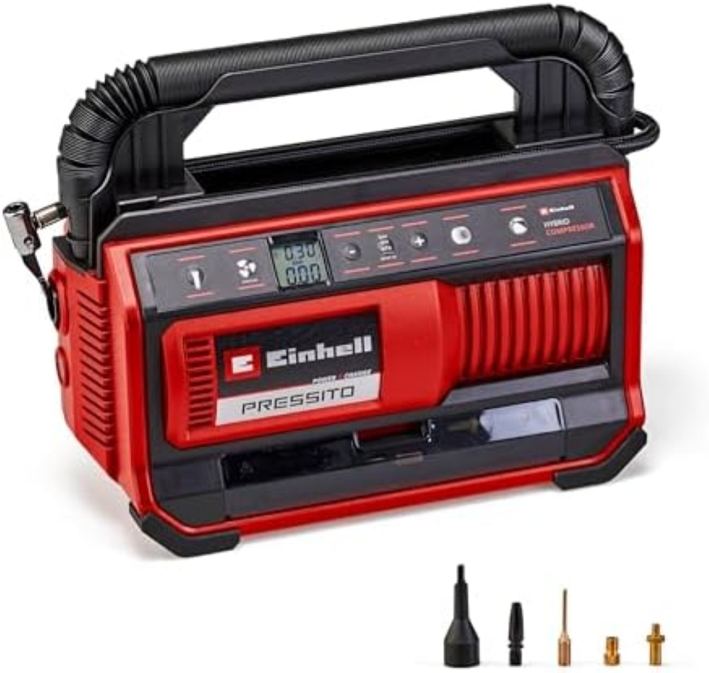 Einhell Compressore ibrido PRESSITO 18/25 Hybrid Power X-Change(18 V, funzioname