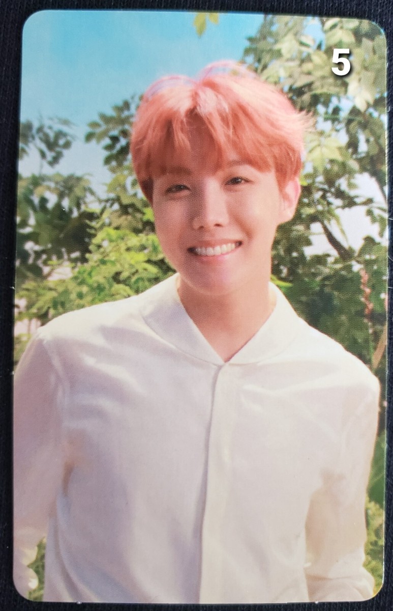 BTS J-HOPE PHOTOCARD, Love Yourself: Her, Version O [D5] | eBay