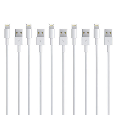 5x USB Syncro Kabel Datenkabel Ladekabel für iPhone 5 5S 5SE 5C 6S 6 Plus White