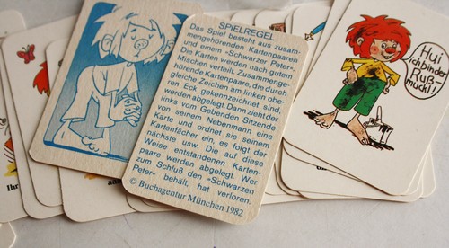 RARE VINTAGE 1982 PUMUCKL SCHWARZER MINI CARD GAME SCHMID WEST GERMANY NEW NOS ! - Picture 8 of 10