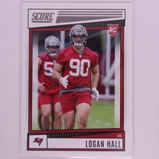 2022 Score Football NFL Logan Hall #359 Buccaneers