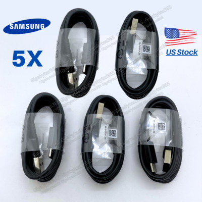 Lot For Samsung Galaxy S24 S23 S22 S21 S20 S10 S9 Fast Charger 4FT Type-C Cable