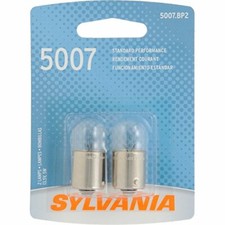 SYLVANIA 5007 Basic Miniature Bulb, Pack of 2 