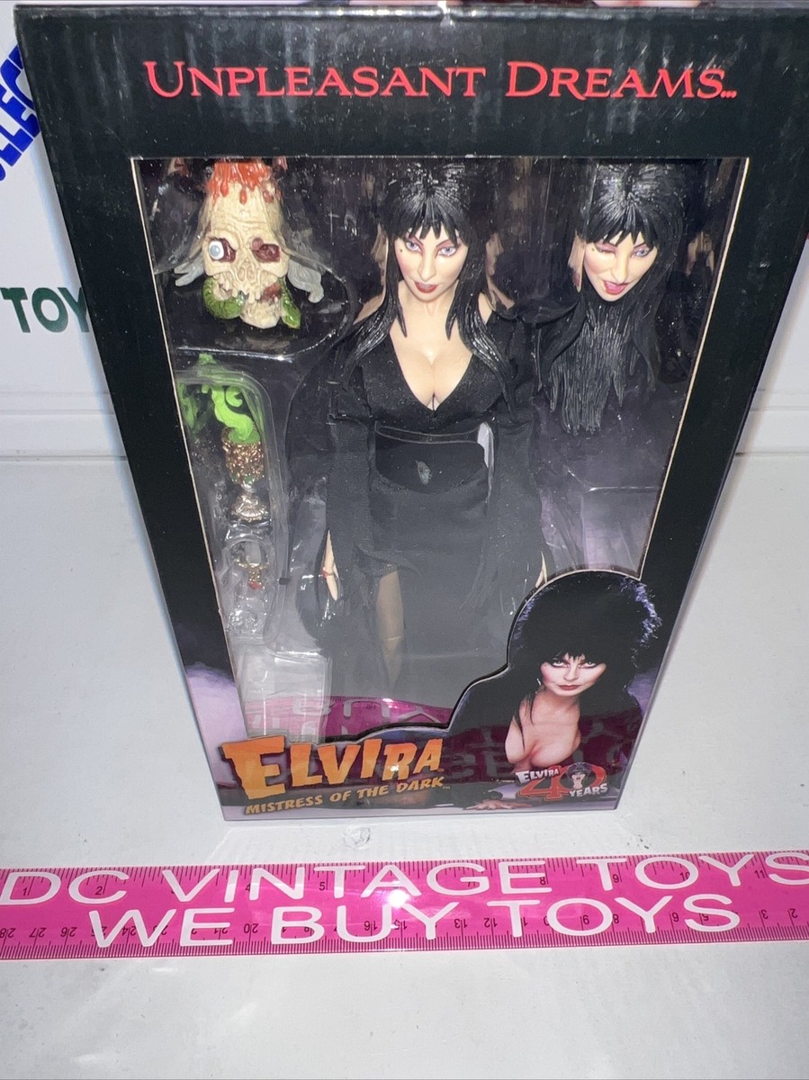 NECA Elvira Mistress of the Dark Clothed 8 inch Action