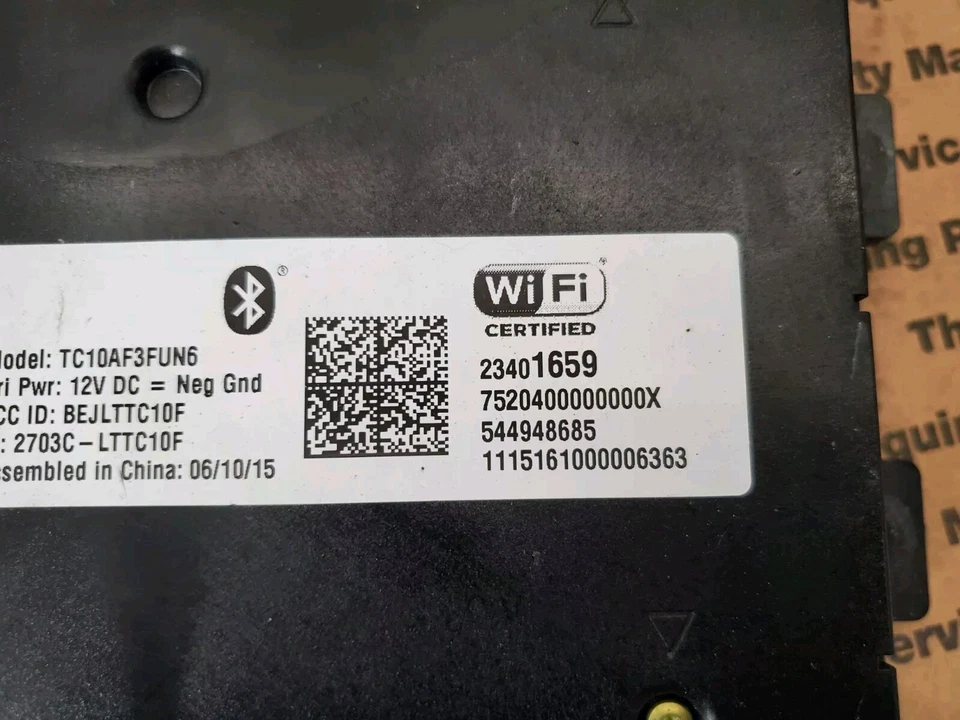 Cadillac ATS 23401659 2013-2016 módulo de comunicación ONSTAR OEM 3nle Foto 3 de 4
