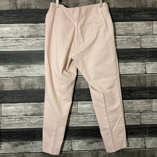 Jones New York Anzughose Damen Größe 12 Rosa Gerades Bein Chinohose Arbeitskleidung - Bild 2 von 12