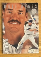 1996 Donruss Leaf Studio Wade Boggs ￼Baseball Card #46 Yankees 3B Mid-Grade VG