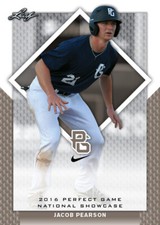 10-Count Lot Jacob Pearson 2016 Leaf Perfect Game NIKE All-American Rookies