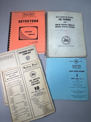 Southern Pacific Eisenbahn Detektoren Sicherheitstraining & Handbücher für explosive Handhabung