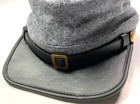 CIVIL WAR CSA CONFEDERATE INFANTRY GREY WOOL KEPI FORAGE CAP HAT-XLARGE — photo 3
