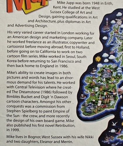 Gibsons Jigmap Puzzle - 150 LARGE Pce - Britain And Ireland Mike Jupp COMPLETE - Picture 6 of 12