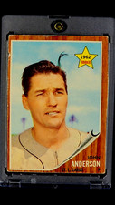 1962 Topps 266 John Anderson RC Rookie St. Louis Cardinals Vintage Baseball Card. rookie card picture