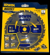 IRWIN Marathon Construction Framing Carbide Saw Blade #14030 24T (7.25)