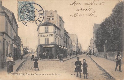 PUTEAUX: inondations janvier 1910 l'EUGENE et JULIETTE sauveteur de