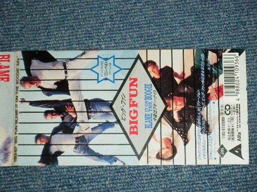 BIG FUN Japan 1989 Tall 3"CD Single BLAME IT ON THE BOOGIE - Picture 2 of 7