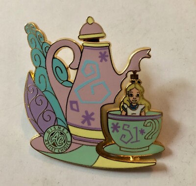 Disney Pin DSSH / DSF Artist Choice Alice im Wunderland Mad Tea Party LE1000