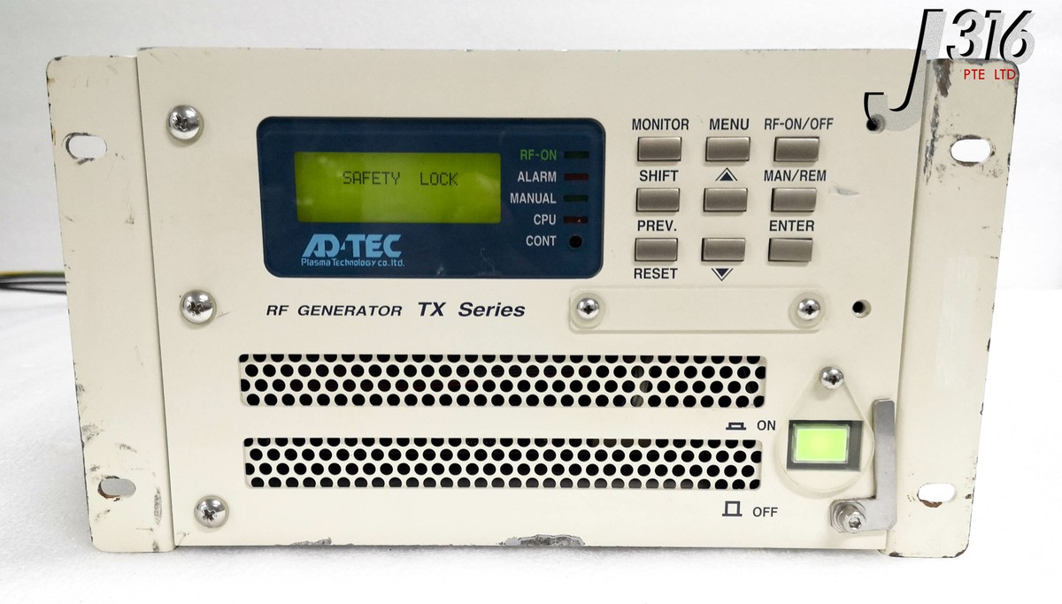 テック 電子レジスター 26385 ADTEC RF GENERATOR TX SERIES, 1000W, 12.5MHZ TX10-D000-00-1