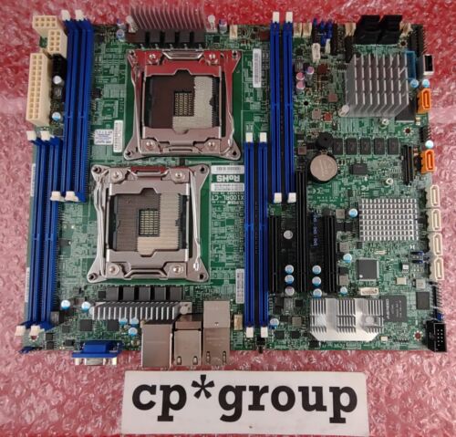 Supermicro 2x LGA 2011 Sockets DDR4 RAM Slots Server Motherboard X10DRL-CT - Picture 2 of 3