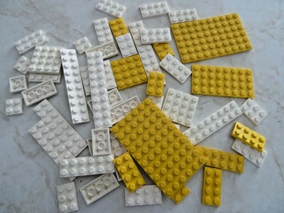 LEGO® Basic 50 Stück Platten Plättchen Plates 1//3 flach weiß white 1x3 #3623
