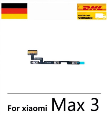 Xiaomi Mi Max 3 Power & Lautstärke Flexkabel  Volume Button Flex Top Qualität 