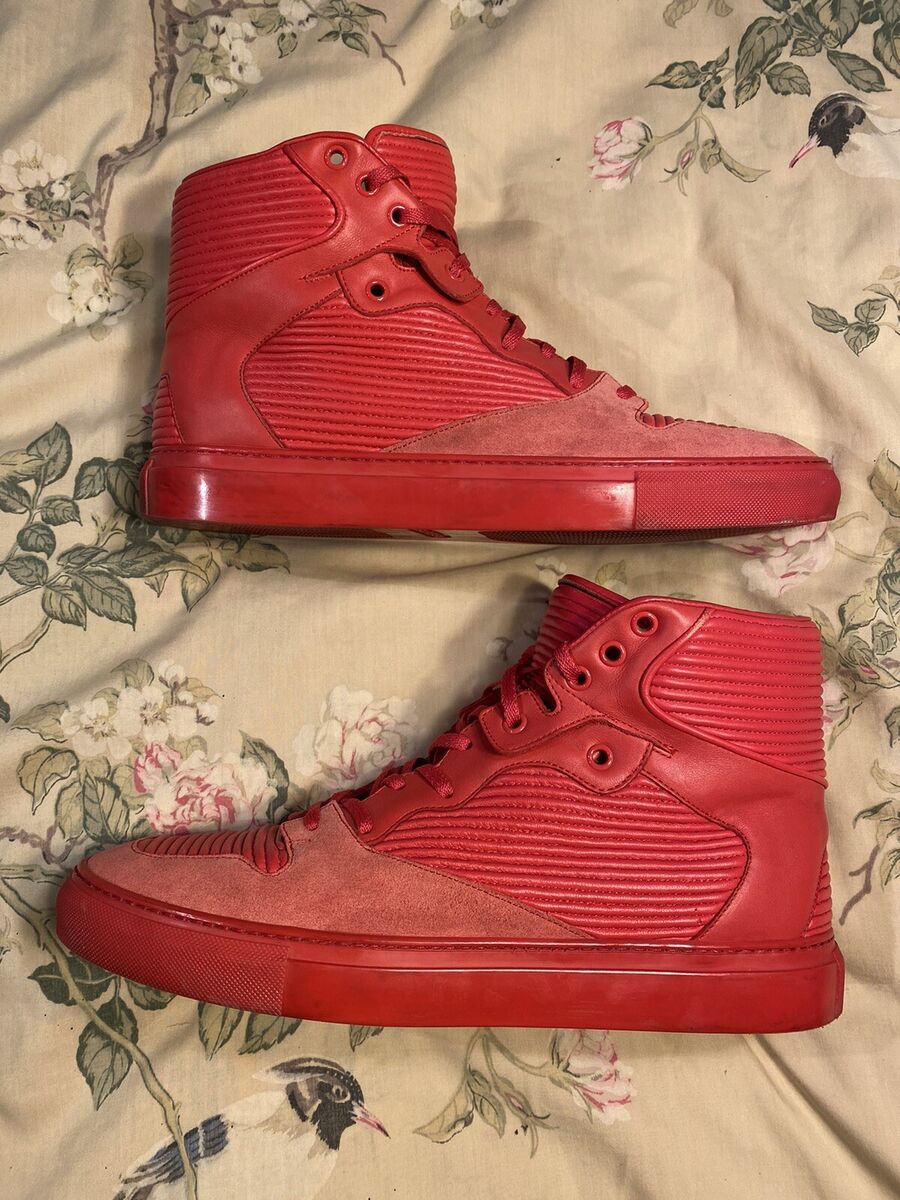 Balenciaga Cambure Panelled Leather High Top Sneakers Size Balenciaga Cambure Panelled Leather High Top Sneakers Size