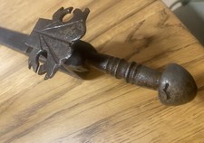 Antique Blacksmith Art Sword / Lock / Tool 15...
