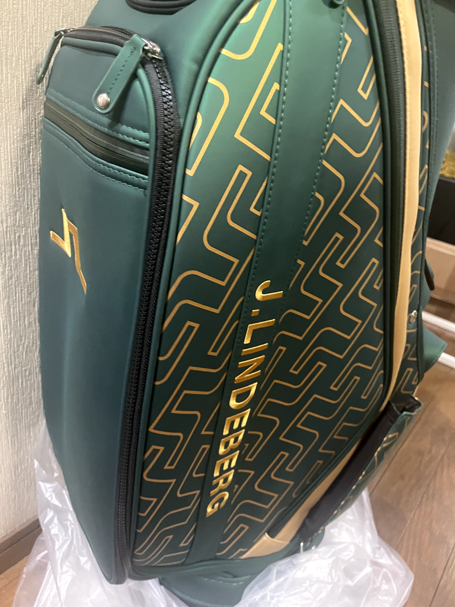 J.LINDEBERG カートバッグ J. LINDEBERG Cart Bag Golf bag Green 47inc Hood cover