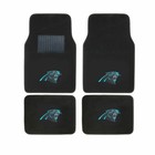 New 4pcs NFL Carolina Panthers Car Truck Front Rear Carpet Floor Mats Set