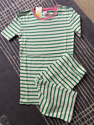 Mini Boden Mädchen gestreifter Shortie PJs, NEU, Größe 11 Jahre