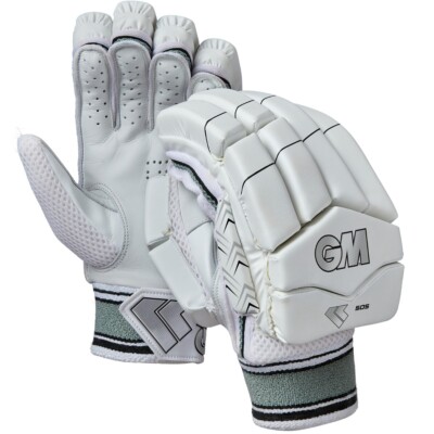 2025 Gunn & Moore Cricket 505 weiße Schlaghandschuhe - kostenloser Versand