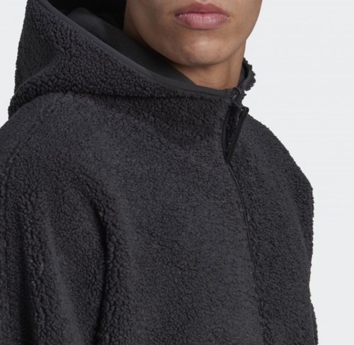 adidas New Polar Fz Solid Reversible Athleisure CasuaSports Hooded Jacket HG2076 - Picture 8 of 8