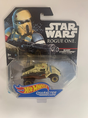 Hot Wheels Star Wars Rogue One Character Cars Scarif Stormtrooper Squad Leader